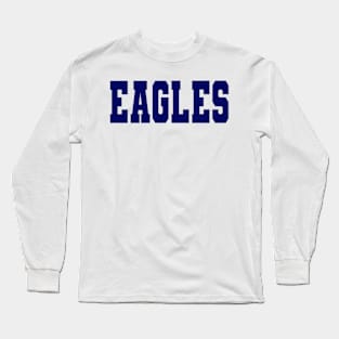 Navy eagles mascot, navy eagles, simple eagles shirt Long Sleeve T-Shirt